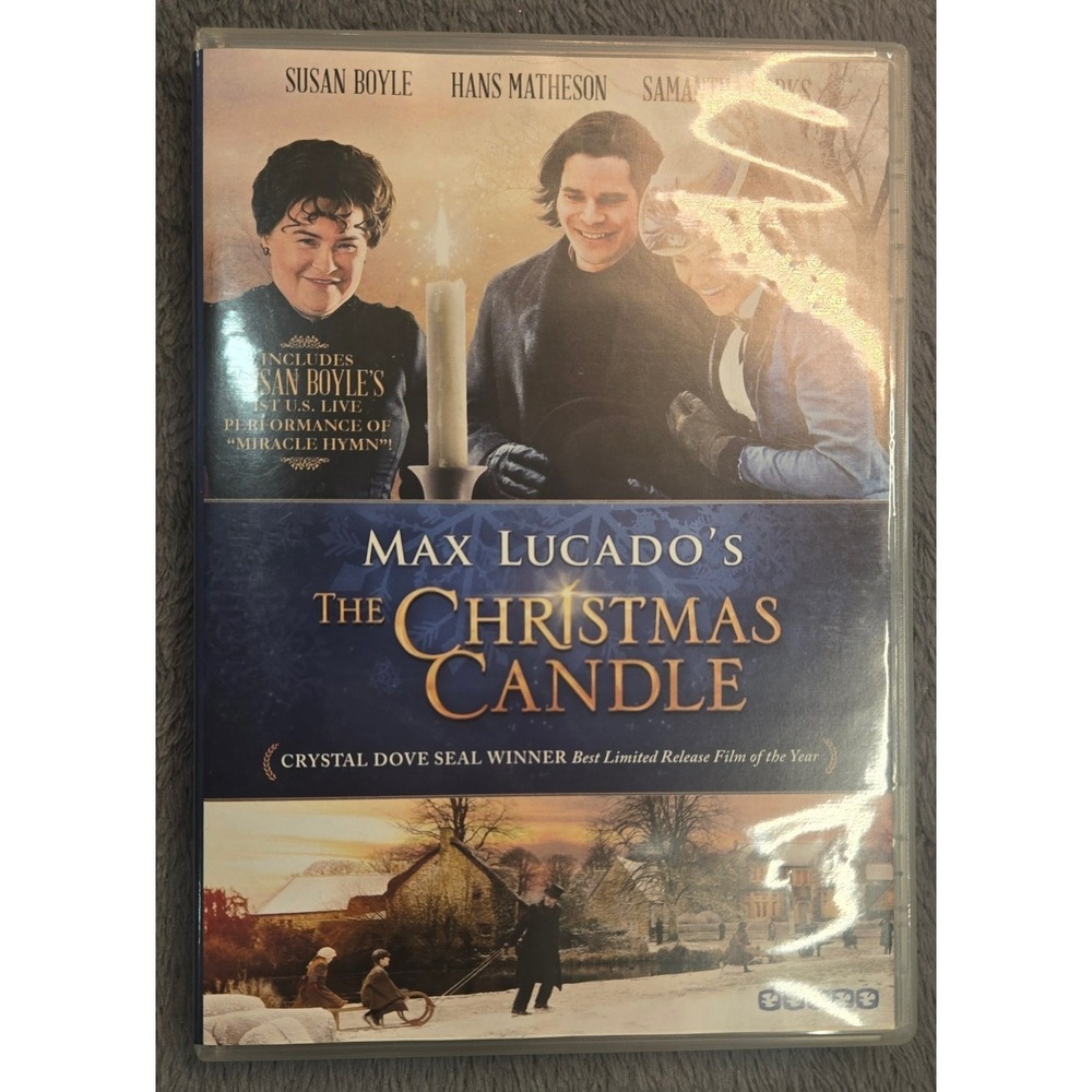 Max Lucado's The Christmas Candle DVD 2013 Susan Boyle Hans Matheson Movie